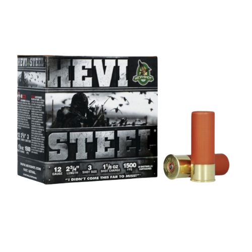 HEVI STEEL WATERFOWL 12GA 2-3/4in 1-1/8OZ  3SHOT 25RDS