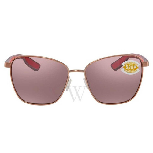 COSTA PALOMA 297 BRUSHED ROSE GOLD W CU SILVER MIRROR 580P COSTA-40040458