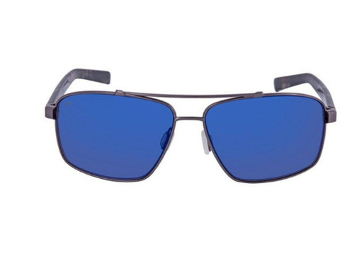 COSTA FLAGLER 186 BRUSHED GUNMETAL W BLUE MIRROR 580P COSTA-40090862