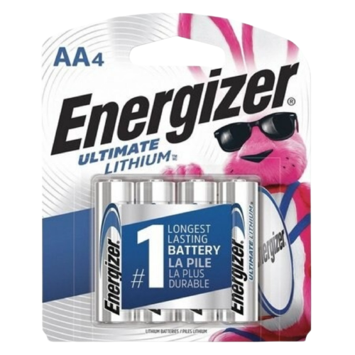 ENERGIZER AA X4 ULTIMATE LITHIUM BATTERY 1.5VOLTS
