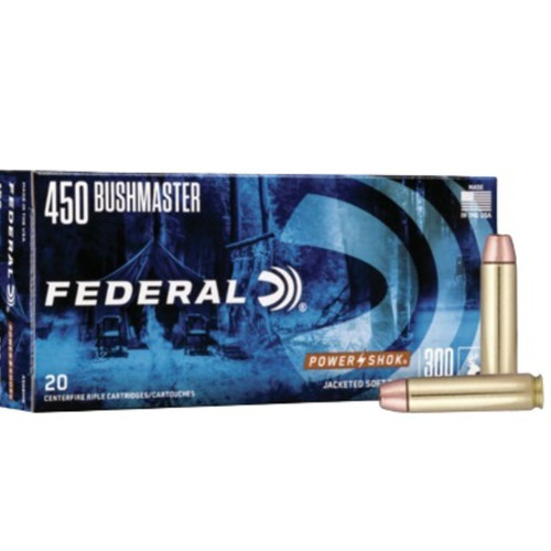 FEDERAL POWER-SHOK 450BUSH 300GR SOFTPOINT 20RDS