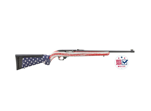 RUGER Ruger 10/22 Collector Series 22lr Rifle 10rd (1) 18.5" Barrel American Flag - 31207 RUGER-31207