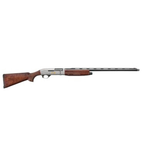 BENELLI MONTEFELTRO SILVER 20GA-3IN SHOTGUN SEMI-AUTO 24IN GOLD+SILVER/WALNUT 2+1CAP