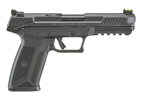 RUGER 5.7 5.7x28MM PISTOL SEMI-AUTO 4.94IN BLACK OPTIC READY 2-10RD MAGS MANUAL SAFETY