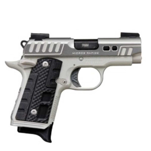 KIMBER Kimber Micro 9 Rapide Black Ice 9mm Pistol, Silver/Black - 3300223 KIMBER-3300223