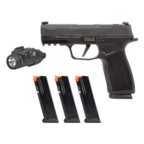SIG SAUER Sig P365 X Macro TacPac 9mm 3.7"17rds, Black - 365XCA-9-BXR3-TACPAC SIG-365XCA-9-BXR3-TACPAC