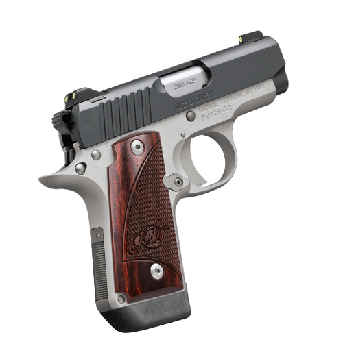 KIMBER MICRO TWO-TONE RTC W/HOLSTER 380AUTO PISTOL SEMI-AUTO 2.75IN TWO-TONE 3-7RD MAGS