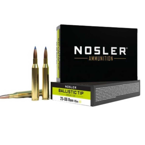 NOSLER NOSLER HUNTING 25-06 REM 115G SPITZER TIP 20RDS NOSLER-40071