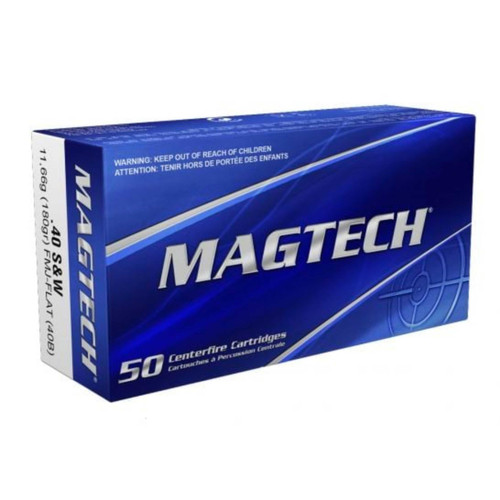 MAGTECH MAGTECH TARGET 40S&W 180GR FMJ-FLAT 50RDS MAGTCH-40B