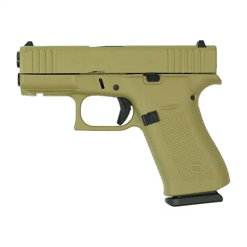 GLOCK GLOCK 43X 9MM SEMI-AUTO PISTOL 3.4IN FDE 2-10RD MAGS GLOCK-GLUX4350201FRFDE