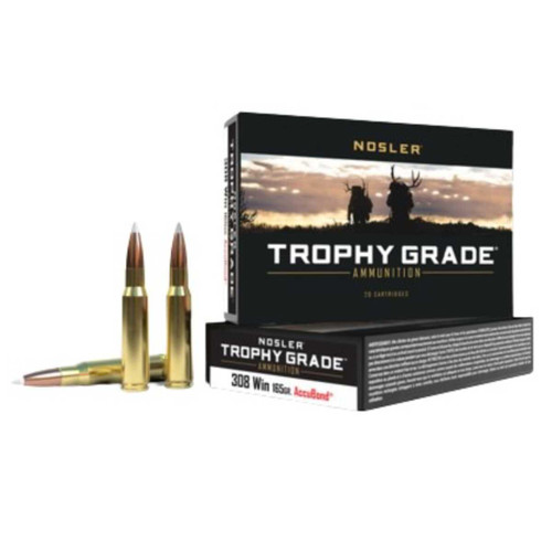 NOSLER NOSLER TROPHY GRADE ACCUBOND 308WIN 165GR POLYTIP 20RDS NOSLER-60049