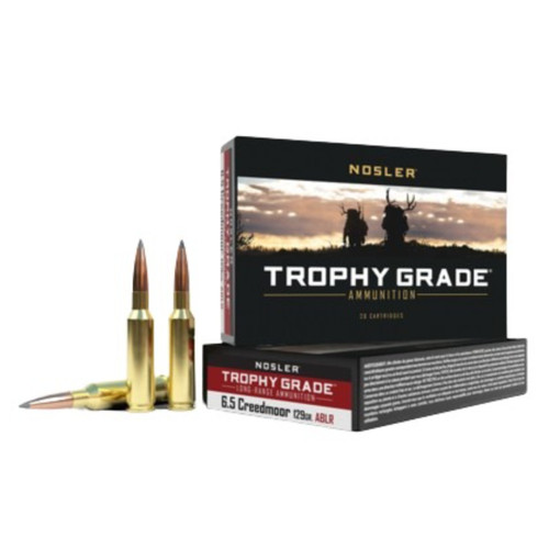 NOSLER TROPHY GRADE ACCUBOND 6.5CREED 129GR POLYTIP 20RDS