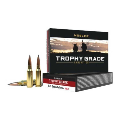 NOSLER NOSLER TROPHY GRADE ACCUBOND 6.5GREN 129GR POLYTIP 20RDS NOSLER-60146