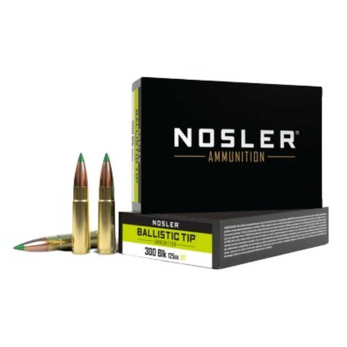 NOSLER NOSLER VARMINT MATCH GRADE 300BLK 125GR POLYTIP 20RDS NOSLER-61032