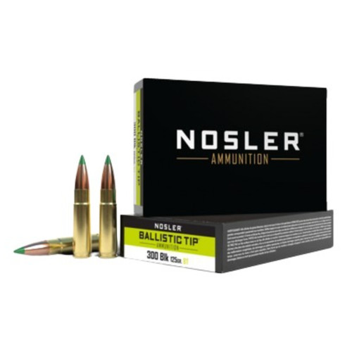 NOSLER VARMINT MATCH GRADE 300BLK 125GR POLYTIP 20RDS