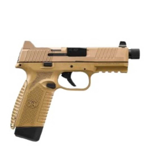 FN AMERICA FN 545 Tactical Handgun 45 ACP 15rd & 18rd Magazines (2) 4.71" Threaded Barrel FDE - 66-101384 FN-66-101384