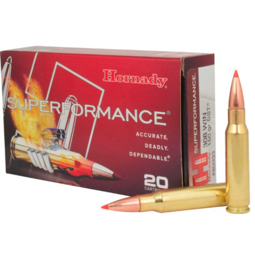 HORNADY HORNADY SUPERFORMANCE 308WIN 150GR POLYTIP 20RDS HORN-80933