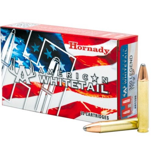 HORNADY HORNADY AMERICAN WHITETAIL INTERLOCK 350LEGEND 170GR SOFTPOINT 20RDS HORN-81196