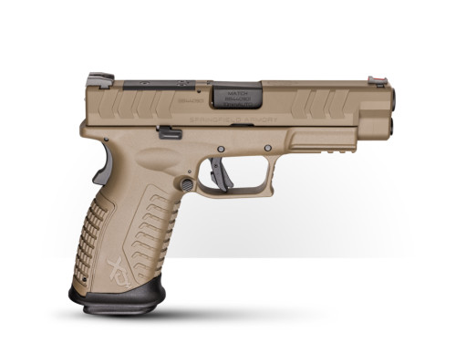 SPRINGFIELD ARMORY XDME 10MM PISTOL 4.5IN FDE W/OSP HC 2-16RD MAGS