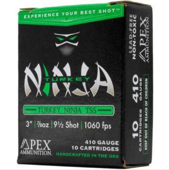 APEX AMMUNITION APEX NINJA TSS 410GA SHOTGUN AMMO 3IN 9.5# 7/8OZ 10RDS APEX-NINJA410