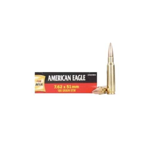 FEDERAL AMERICAN EAGLE 7.62X51MM 168GR OPENTIP 20RDS