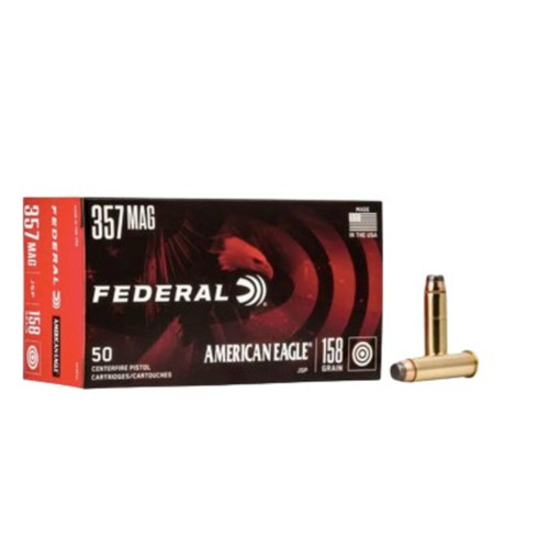 FEDERAL AMERICAN EAGLE 357MAG 158GR SOFTPOINT 50RD