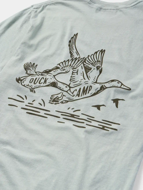 DUCK CAMP FLIGHT OF THE MALLARDS TEE FLIGHT OF THE MALLARDS TEE