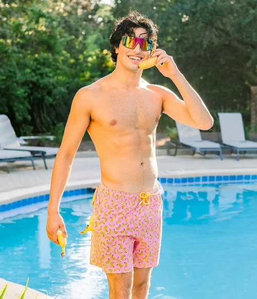 SOUTHERN SHIRT COMPANY BANANAS UNITE SWIM SHORTS 6IN BANANAS UNITE SWIM SHORTS