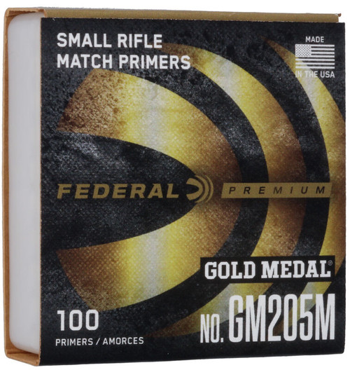 FEDERAL PREMIUM GOLD MEDAL NO. 205 PRIMER STRIPS 100CT