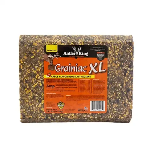 ANTLER KING Antler King Grainiac XL Deer Attractant Block - 33lb AKING-AKGBLKXL