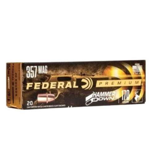 FEDERAL FEDERAL PREMIUM HAMMERDOWN 357MAG 170GR HP 20RDS FEDRL-LG3571