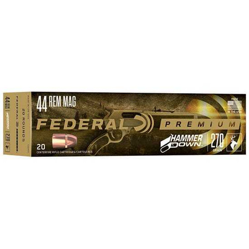 FEDERAL FEDERAL PREMIUM HAMMERDOWN 44MAG 270GR SP 20RD FEDRL-LG441