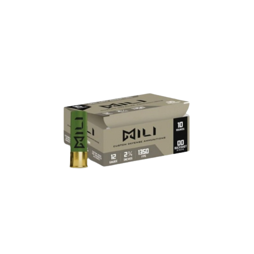 MILI CUSTOM DEFENSE AMMUNITION MILI M12-00-BUCK CASE 12GA 2-3/4IN 00BUCK 150RDS MILI-M12-00-BUCK BULK CASE