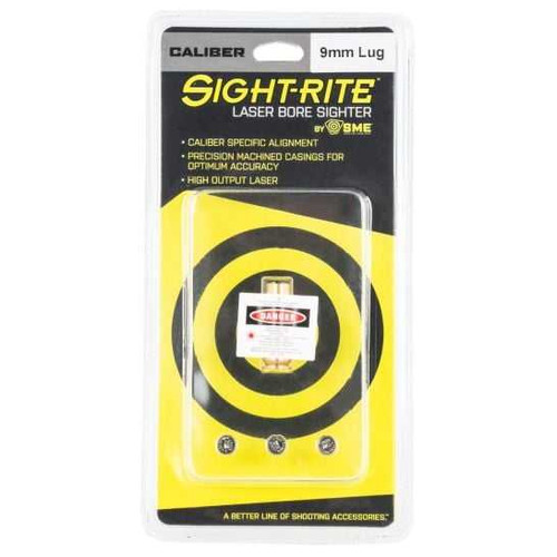 GSM- SHOOTING MADE EASY SIGHT RITE BLLET LASER BORE SIGHTER 9MM SME-XSI-BL-9MM