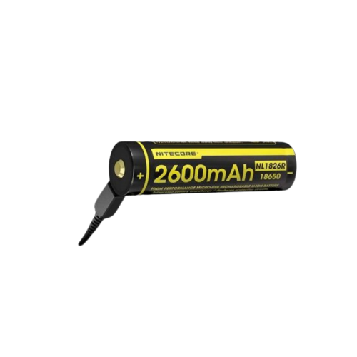 NITECORE NITECORE HIGH PERFORMANCE MICRO-USB RECHARGEABLE BATTERY 3.6VOLTS NL1826R