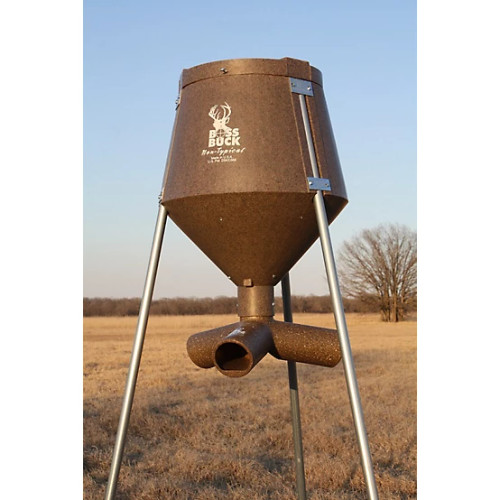 Boss Buck 200 lb Gravity Game Feeder with One Piece Legs