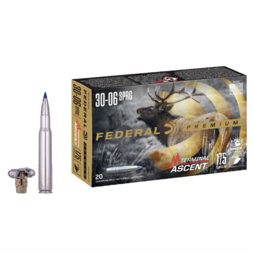 FEDERAL PREMIUM TERMINAL ASCENT 30-06SPRG 175GR POLYTIP 20RDS