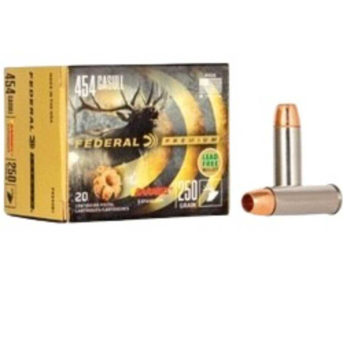 FEDERAL FEDERAL PREMIUM BARNES EXPANDER 454 CASULL 250GR HP 20RDS FEDRL-P454XB1