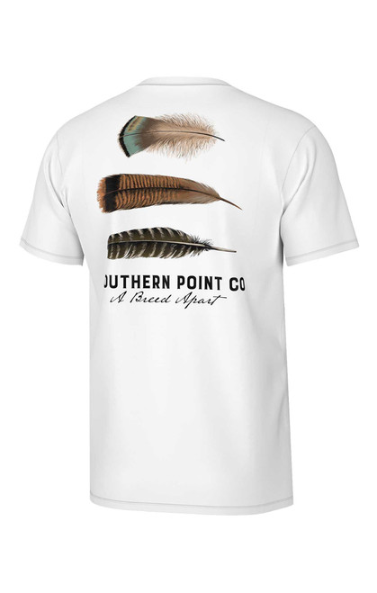 SOUTHERN POINT TURKEY FEATHER TRIO TEE TURKEY FEATHER TRIO TEE