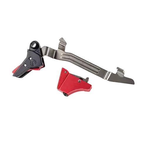 TIMNEY TRIGGERS TIMNEY TRIGGER ALPHA COMPETITION STRAIGHT TRIGGER GLOCK GEN3-4 RED TIMNEY-ALPHA GLOCK 3-4 - RED
