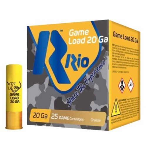 RIO AMMO RIO GAME LOADS 20GA 2-3/4IN 1OZ 9SHOT 25RDS RIO-RC209