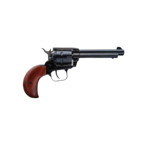 HERITAGE ROUGH RIDER 22LR REVOLVER SINGLE-ACTION 4.75IN BLACK/WOOD OPTIC READY 6RDS