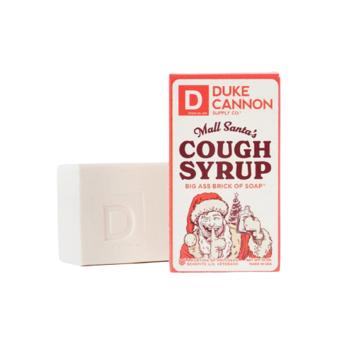 DUKE CANNON DUKE CANNON MALL SANTAS COUGH SYRUP SOAP PEPPERMINT 10OZ DUKCAN-1000001