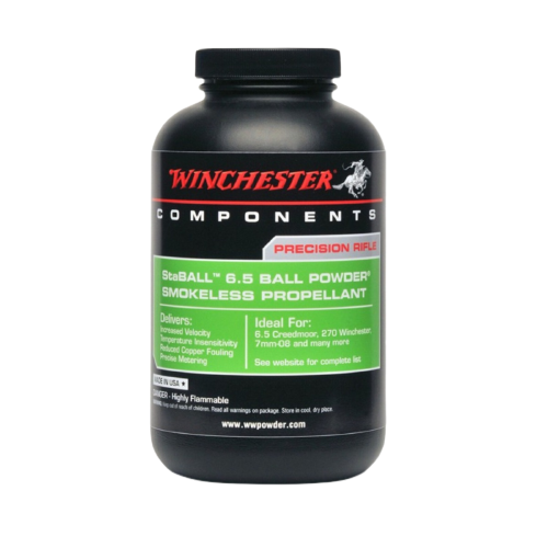 WINCHESTER WINCHESTER STABALL 6.5 SMOKELESS POWDER (RIFLE) 1LB WINCH-STABALL6.5