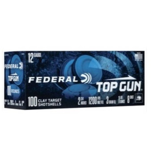 FEDERAL TOP GUN TARGET 12GA 2.75IN 1.13OZ 8SHOT 100RDS