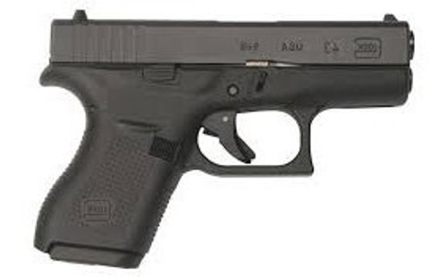 GLOCK G42 GEN3 380AUTO PISTOL SEMI-AUTO 3.25IN BLACK 2-6RD MAGS