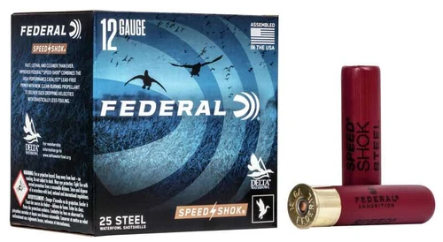 FEDERAL FEDERAL SPEED-SHOK WATERFOWL 12GA 3-1/2in 1-3/8OZ BBSHOT 25RDS FEDRL-WF133 BB