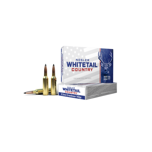NOSLER 6.5CREEDMOOR NOSLER SOLID BASE 140GR SOFTPOINT 20RD NOSLER-40105
