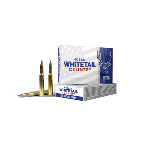 NOSLER 30-06 SPRG NOSLER SOLID BASE 165GR SOFTPOINT 20RD NOSLER-40125