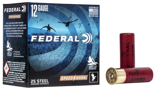 FEDERAL SPEED -SHOK 12GA 3IN 1-1/8OZ 3SHOT 25RDS